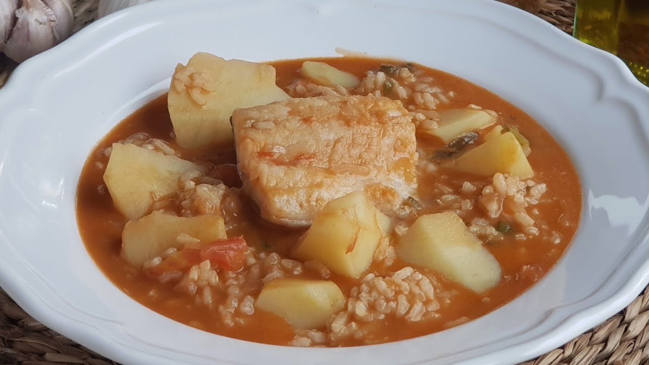 Patatas con arroz y bacalao ¡RECETA FACIL Y RAPIDA! En media hora