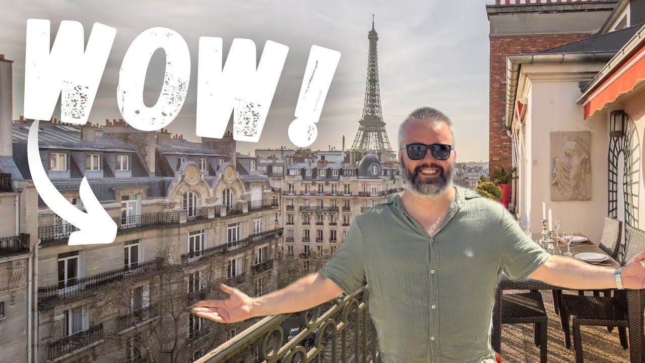 Is this the BEST AirBnb in Paris? 😱 Eiffel Tower View FROM OUR BED! 🇫🇷✨