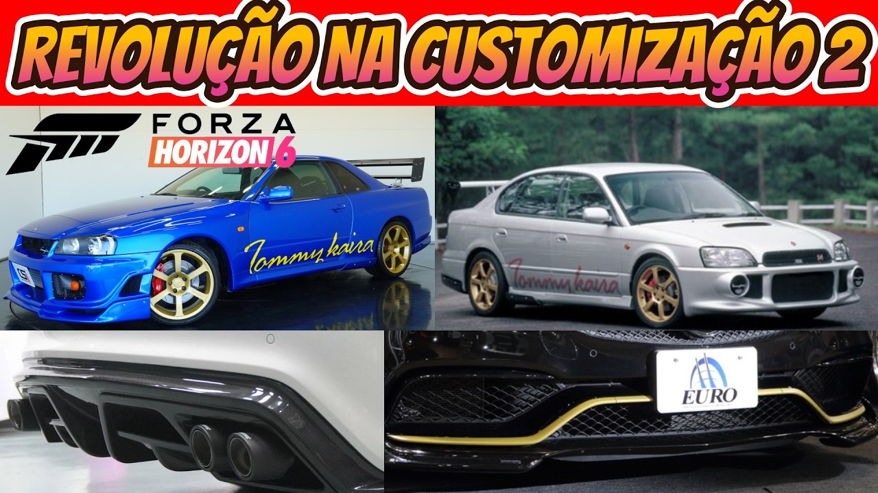 OUTRO VAZAMENTO NA CUSTOMIZAÇÃO DO FORZA HORIZON 6 🔥🔥🔥