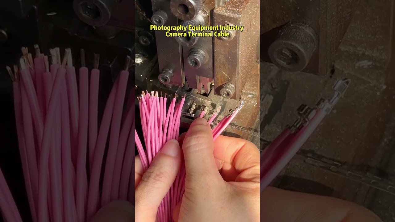TV terminal cable harness machine review 💯! #cable #ableharness #satisfying #Automation