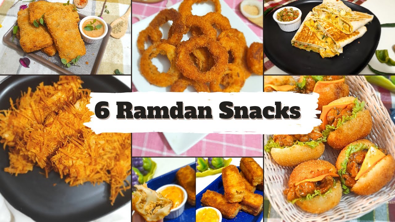 6 Ramzan Special Recipes | Snack ideas | Snacks Recipes | Iftar Recipes by Fatima Cuisine