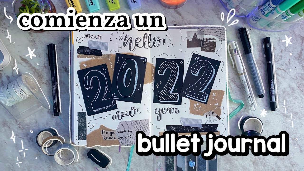CÓMO EMPEZAR UN BULLET JOURNAL 2022 con Stationerypal - DanielaGmr ✨