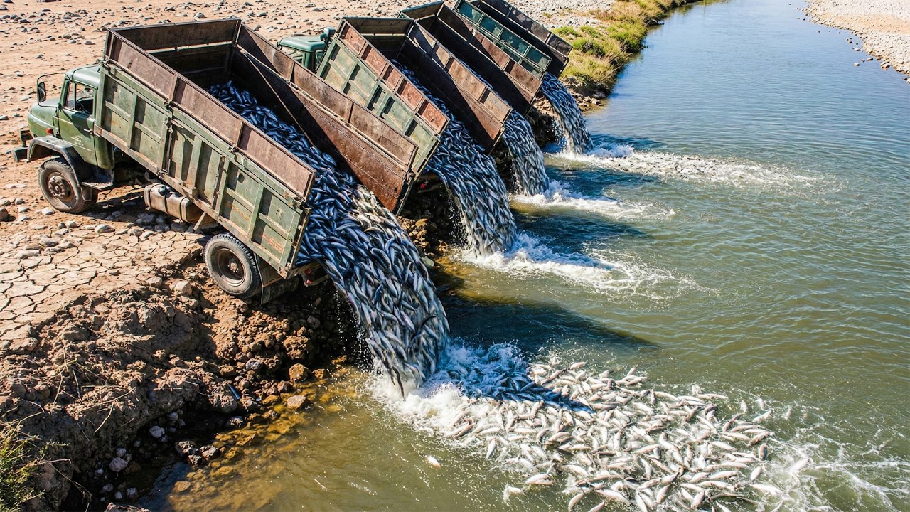 Israël a relâché un million de poissons dans le fleuve du désert — le résultat est Choquant
