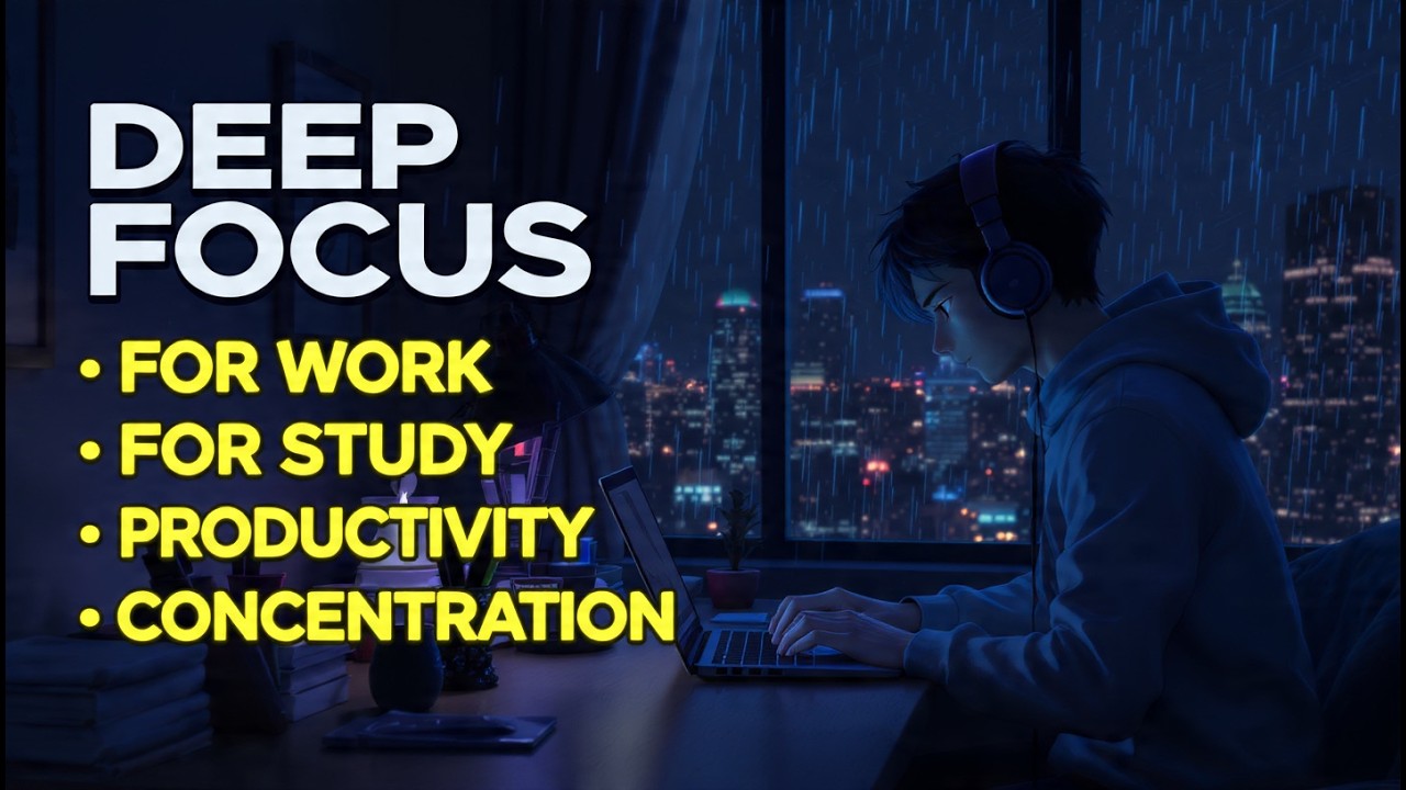 🔴 LIVE Focus Music for Office Work | Relaxing Ambient Background for Deep Concentration