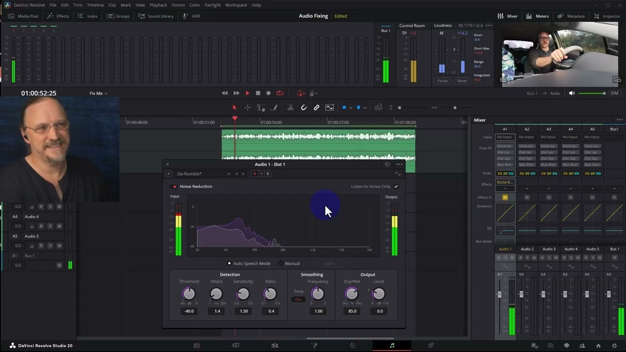 How to fix bad dialog audio in Resolve. Tools from both free and Studio versions. And a bonus tip!!