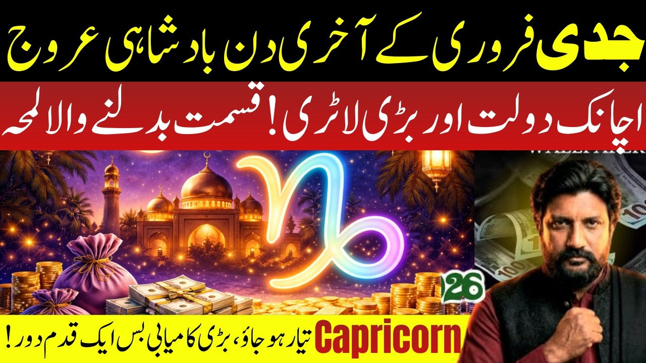 Capricorn| Last days of  Feb 2026 Horoscope | Wealth Explosion & Lottery Surprise!