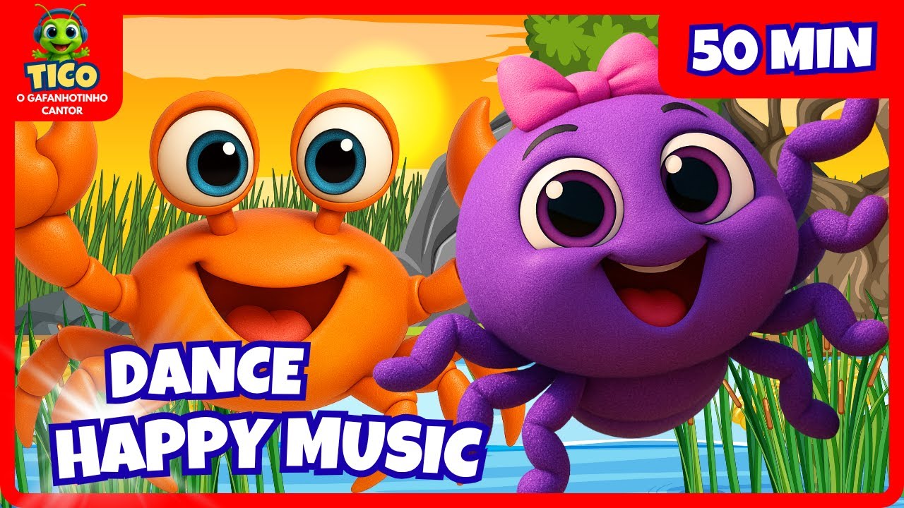 🦘🎶 TICO & ALL FRIENDS MUSIC PARTY!  Fun Songs for Kids - 15 Min