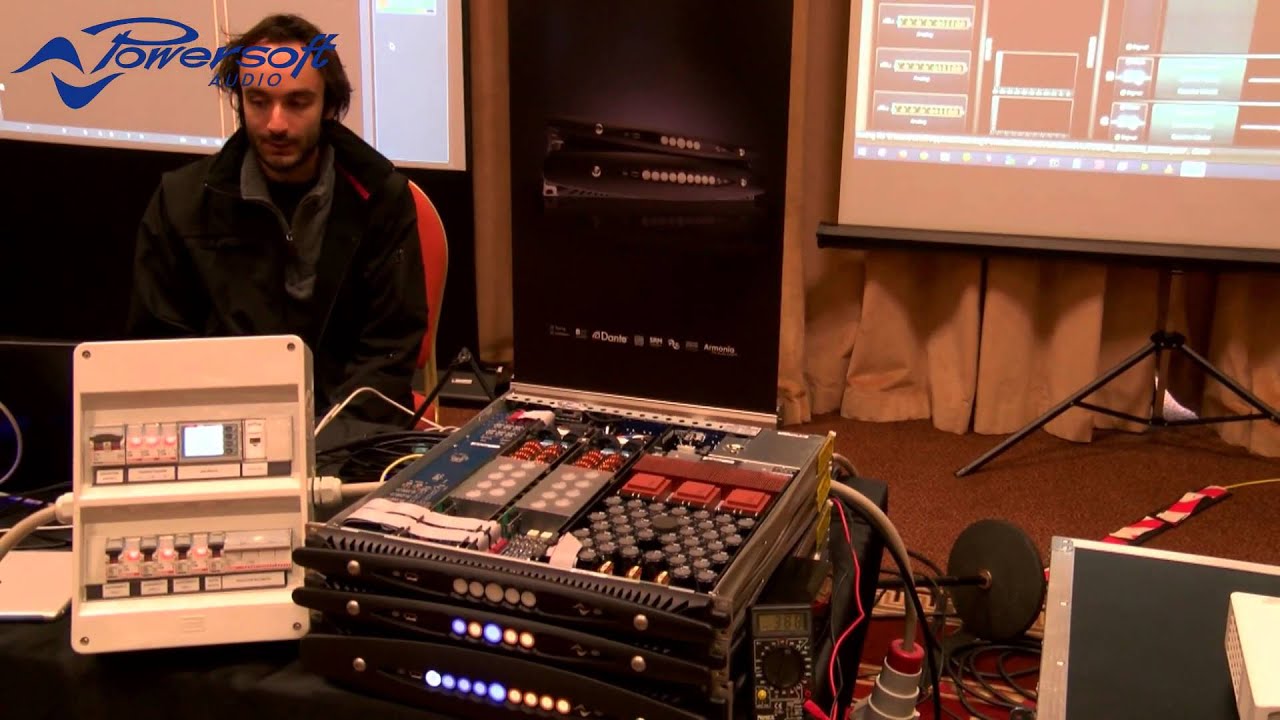 Powersoft X series powering an amp from an amp