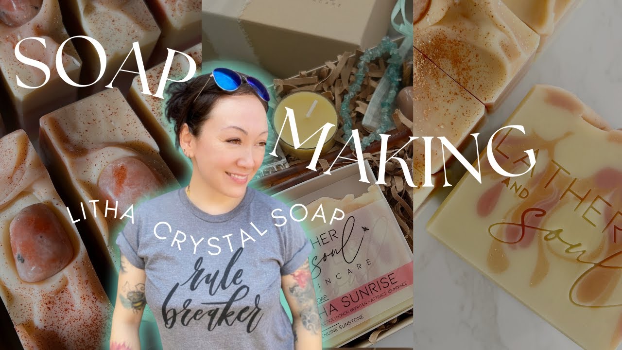 Make Litha Inspired Crystal Soaps for the Summer Solstice | Sunstone Crystal