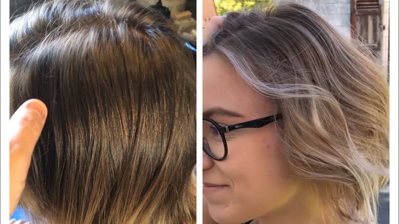 💞 Balayage et patine cendrée mydentity a la maison 💞