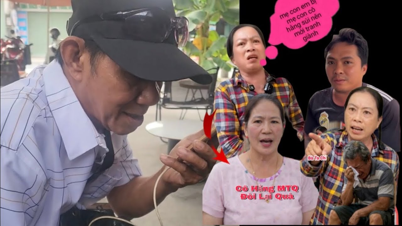 Nóng. Cô hằng MTQ đòi lại quà đã tặng cho chú ba minh cô nói chưa nhận được đôi bông 