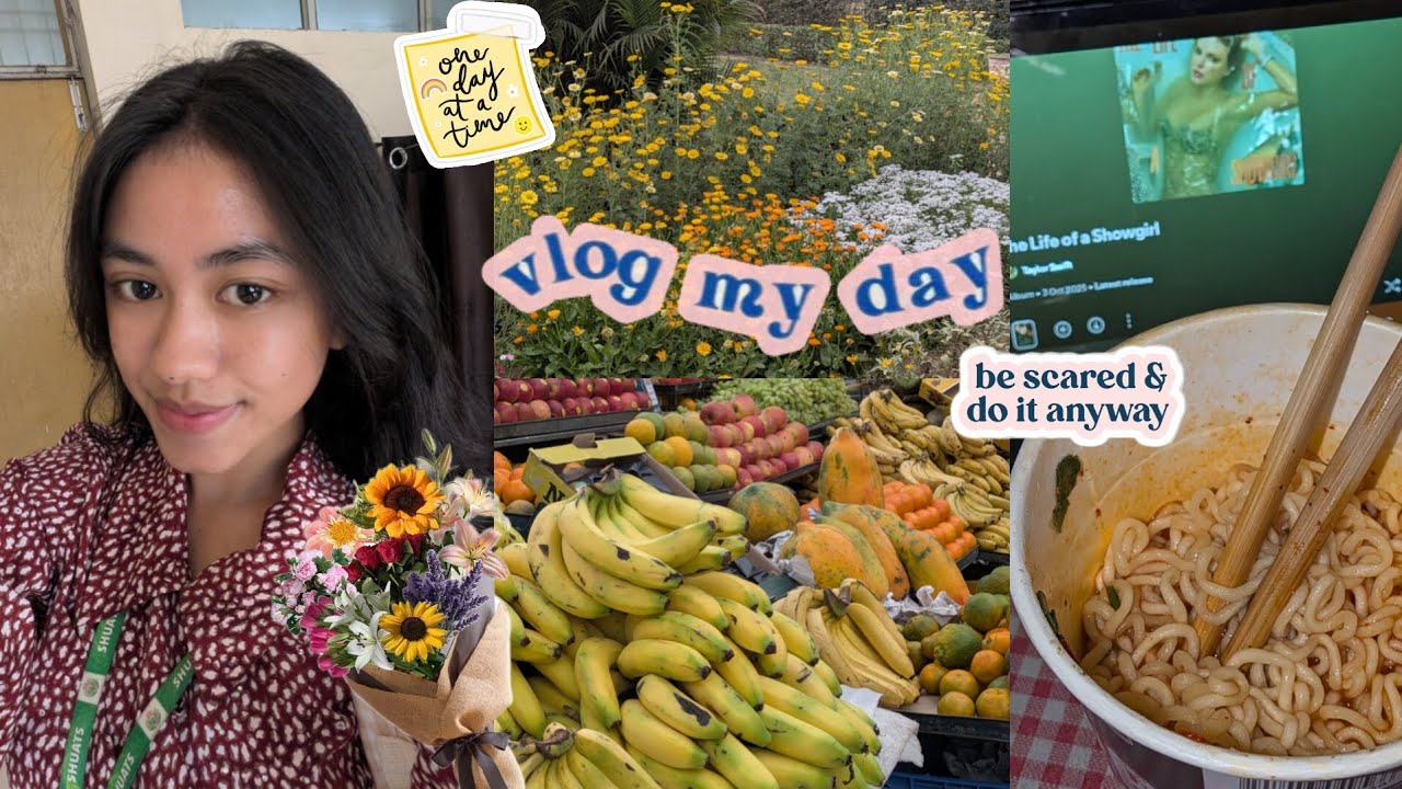 A realistic* day of my life| mini vlog, productive, exploring campus, college work, nykaa haul etc.