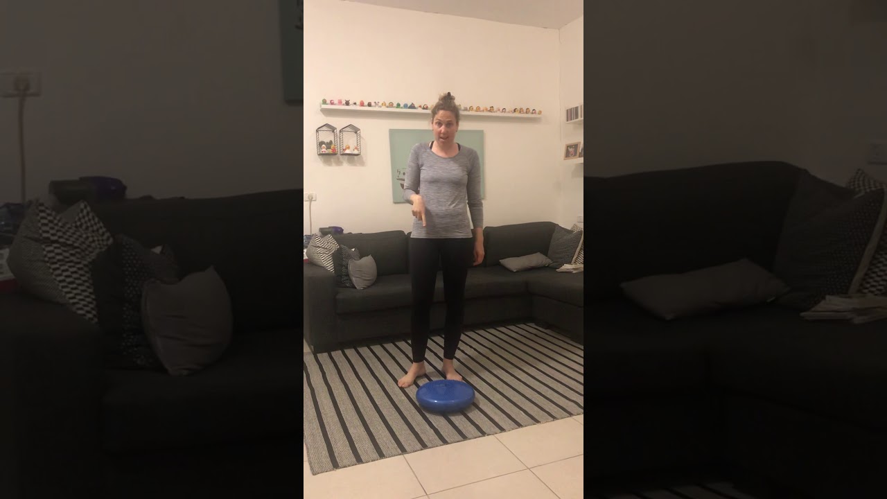 אימון יציבה עם פיתה