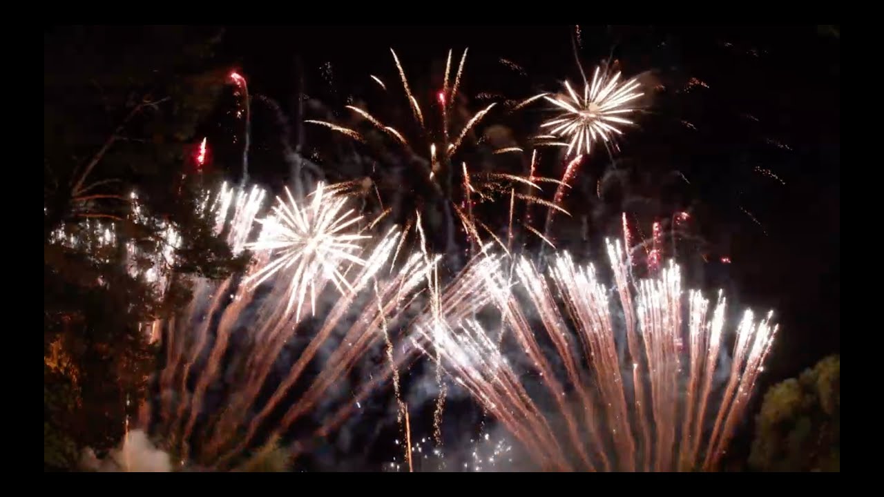 4k Musiksynchrones Hochzeitsfeuerwerk Waldcafé Pfullingen 19.09.2020