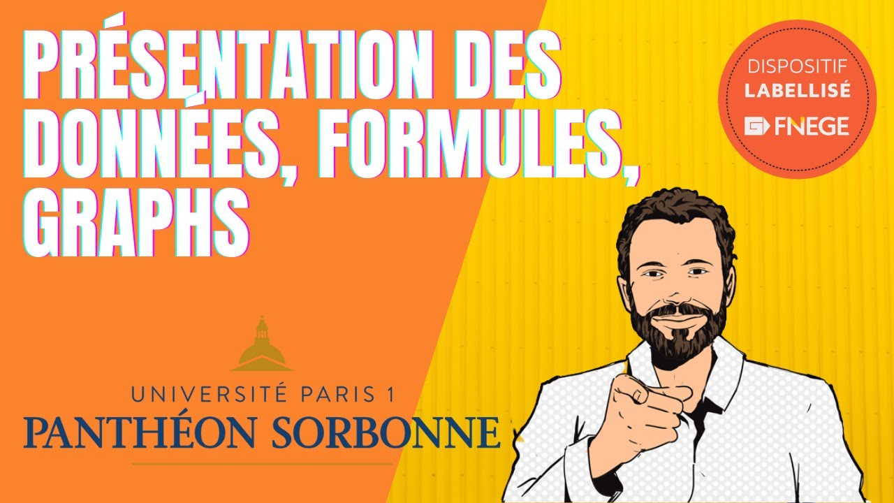 01. Présentation des données, des formules et des graphiques
