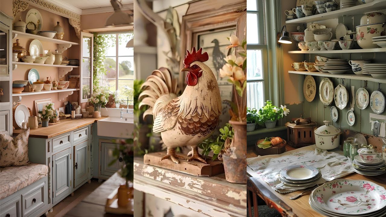 🍒🍯COUNTRY COTTAGE KITCHEN DECORATION IDEAS: Heartwarming & Functional / How to Style a Vintage Look
