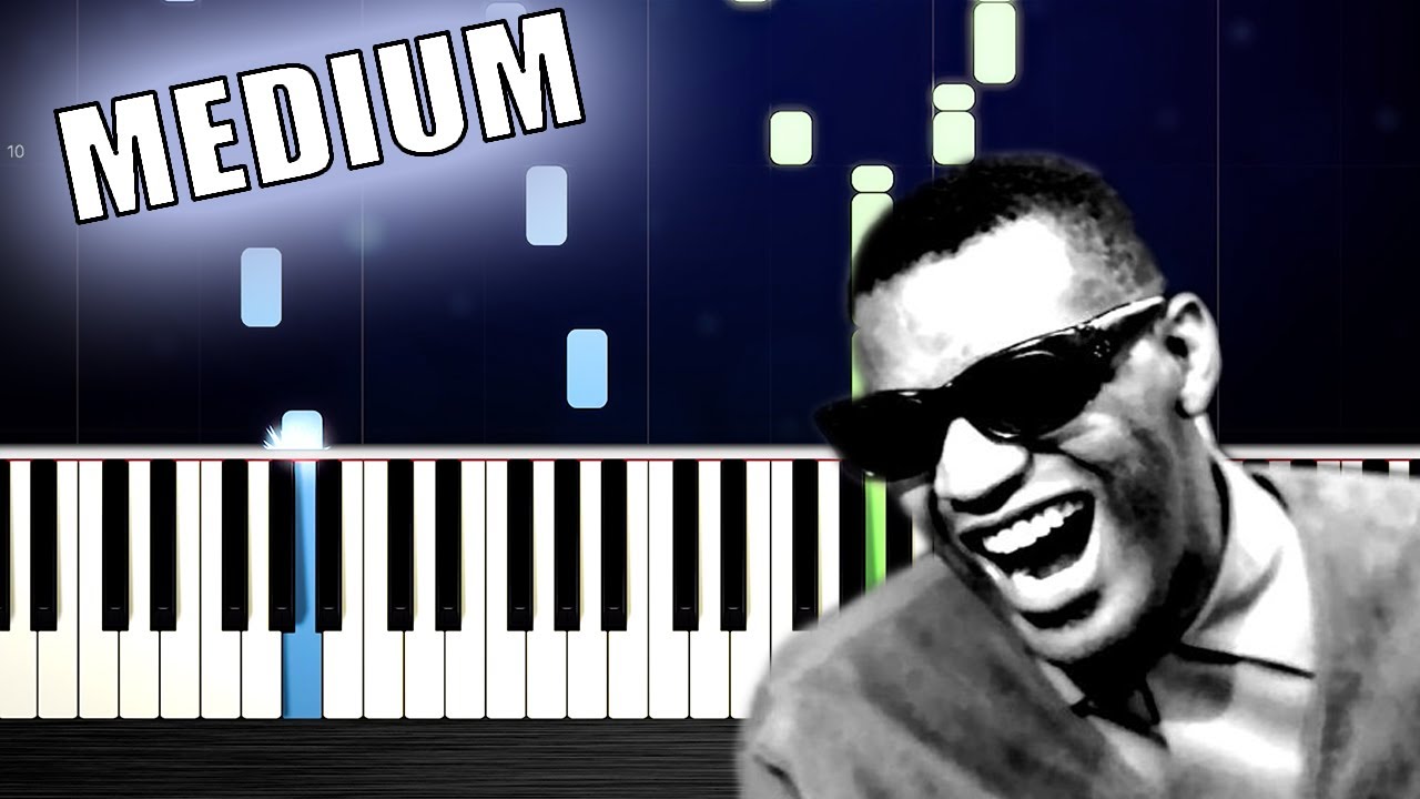 Ray Charles - Hit the Road Jack - Piano Tutorial (MEDIUM) by PlutaX