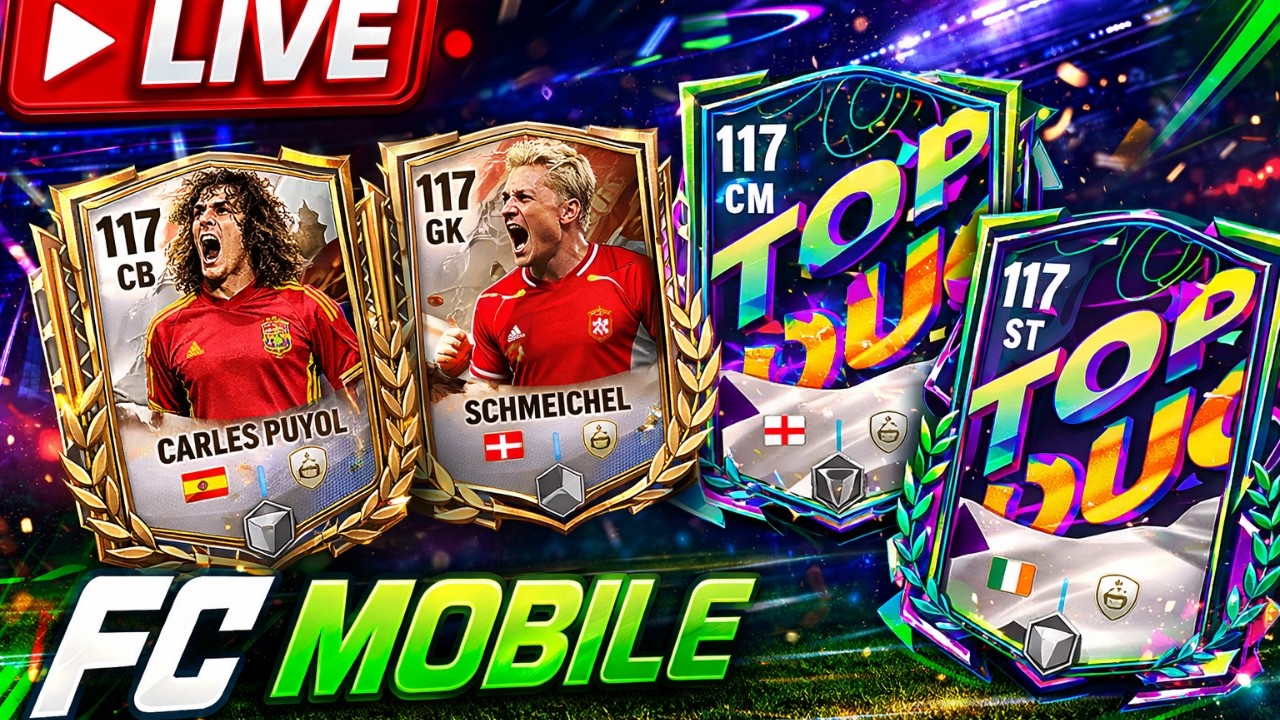 🔴  Live FC Mobile 26! última semana do capped, evento secundario e potm!