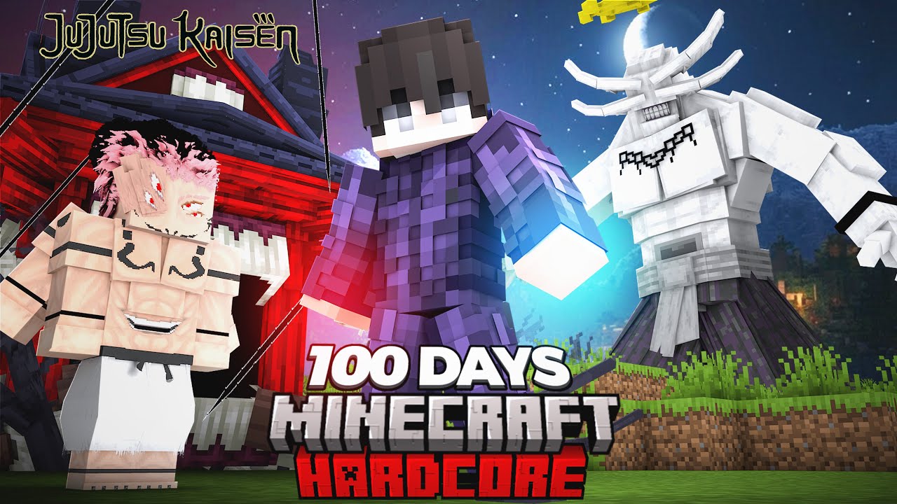 I Survive 100 Days As GOJO SATURO in Minecraft Hardcore