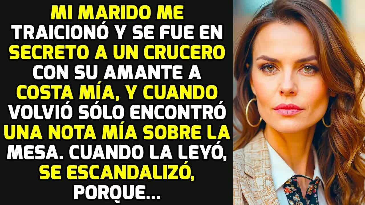 Mi Marido Volvió De Un Crucero, Pero Había Una Nota Esperándole En La Mesa Y... HISTORIAS LA VIDA
