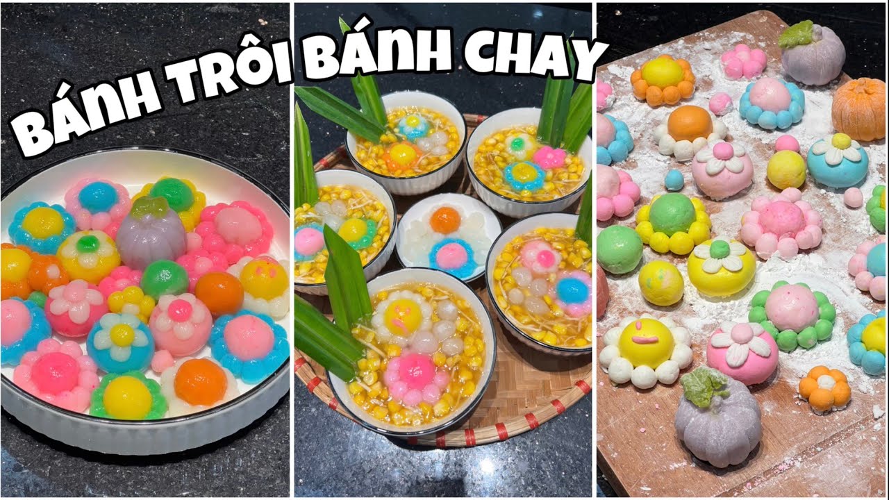 B&aacute;nh tr&ocirc;i b&aacute;nh chay xinh xỉu cho Tết H&agrave;n thực