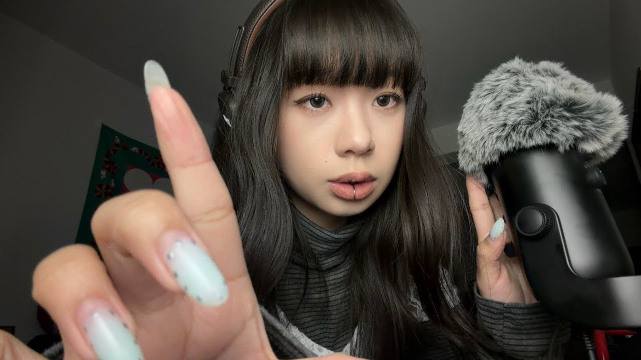 ASMR TINGLY & INTENSE Trigger Words with Mouth Sounds and Hand Movement | breathy and clicky whisper