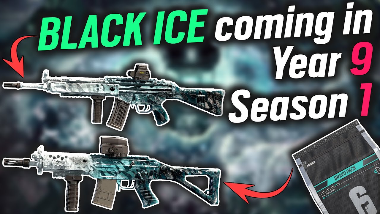 BLACK ICE SKIN Coming In BRAVO PACK COLLECTION of Year 9 Season 1 - Rainbow Six Siege