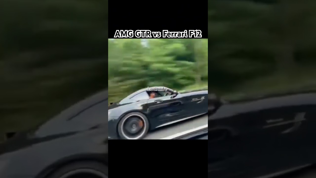Mercedes AMG GTR vs Ferrari F12