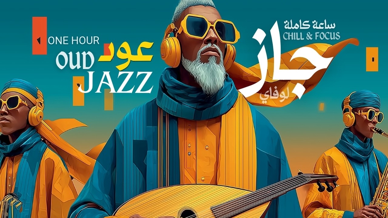 OUDNAYE | Oud Lofi Jazz | Arabic Chill | 1 Hour | Relaxing Oud Music | عود لوفاي جاز ساعة كاملة