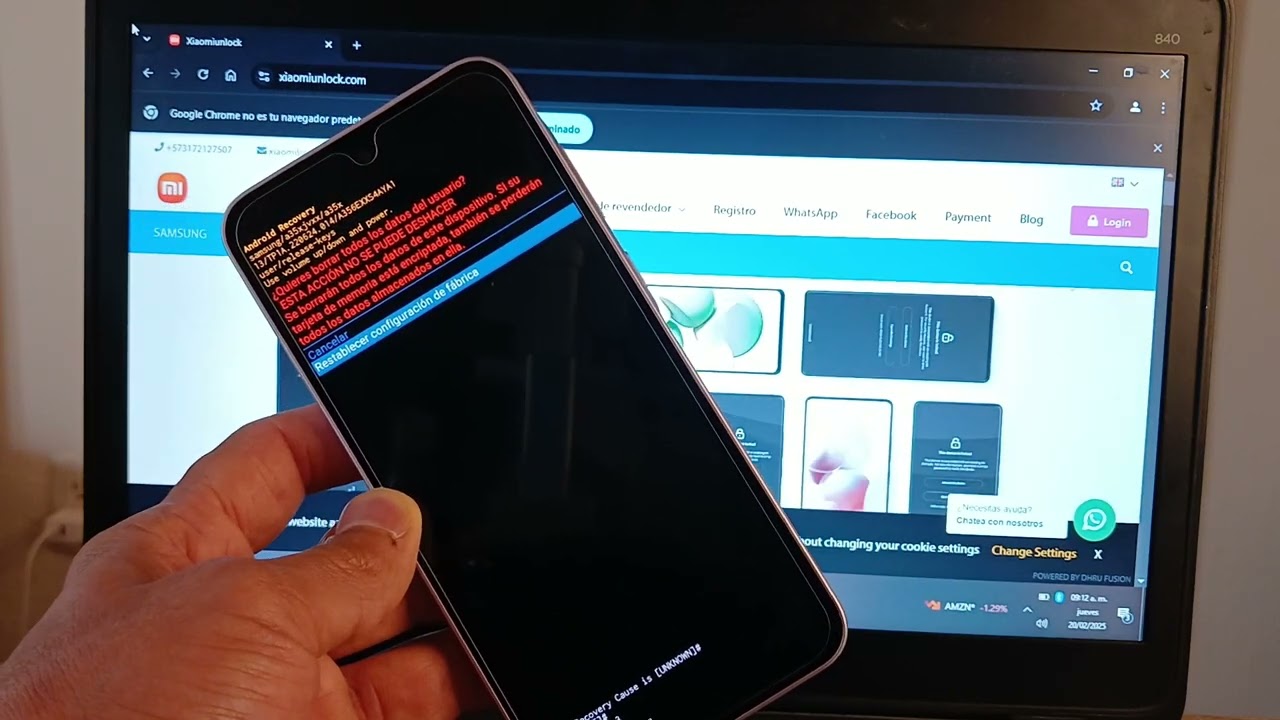 ⚡ Quitar FRP en Samsung A55 con PC sin necesidad de programas complicados