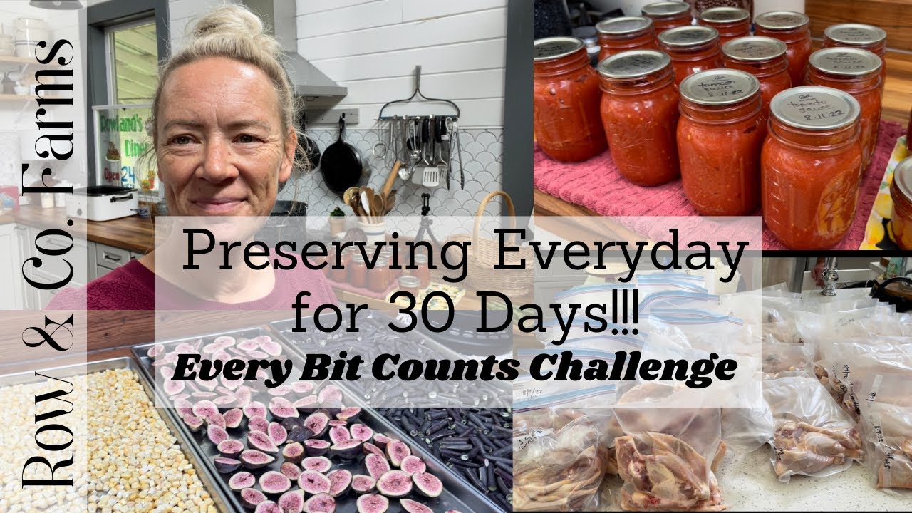 Preserving Everyday for 30 Days!! #everybitcountschallenge