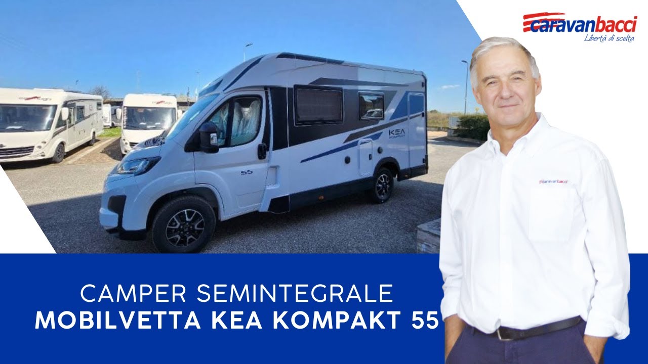 NUOVO Mobilvetta Kea Kompakt 55 – Camper IDEALE per 4 Persone!