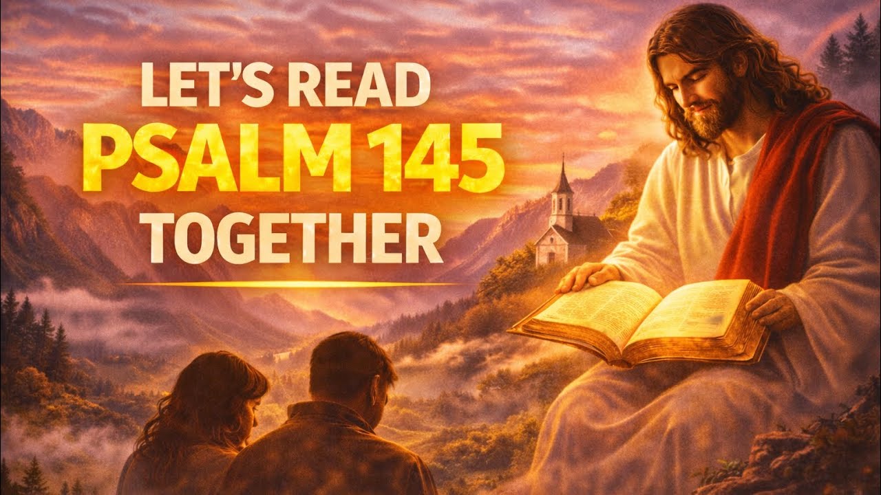 LET'S READ PSALM 145 TOGETHER. 