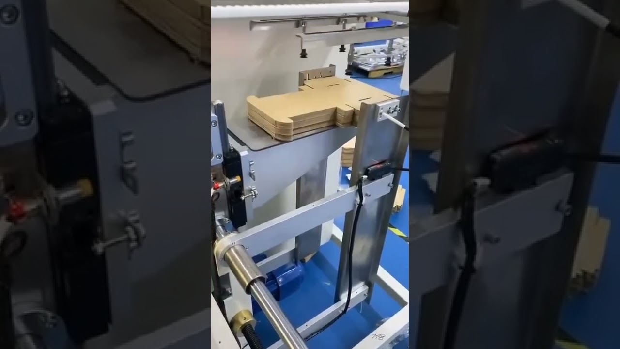 Box Folding Packing Machine Box Auto Lock Bottom Corrugated Box Folding Aircraft Box Folding Machine