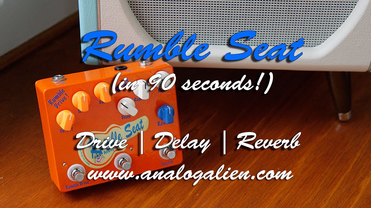 Analog Alien: RUMBLE SEAT (in 90 seconds!) - Demo
