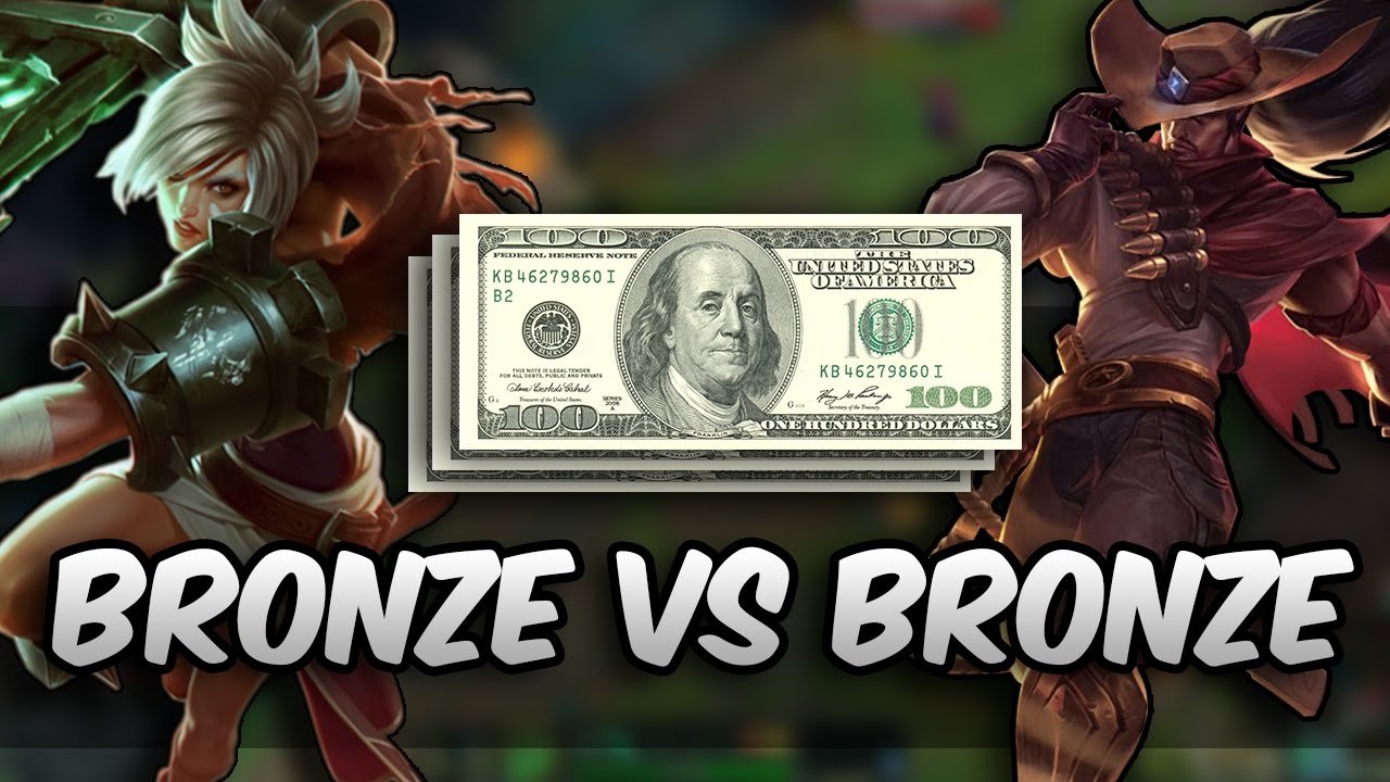 Bronze vs Bronze 1v1 for $200.00 (League of Legends)