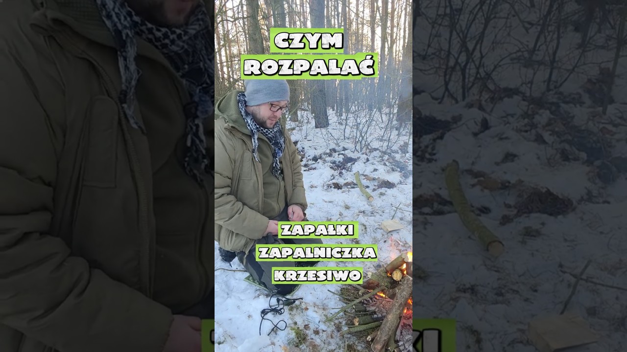 Rozpalamy konara: Czym rozpalać ogniska? Wady i zalety...  #survival #bready  #obronacywilna