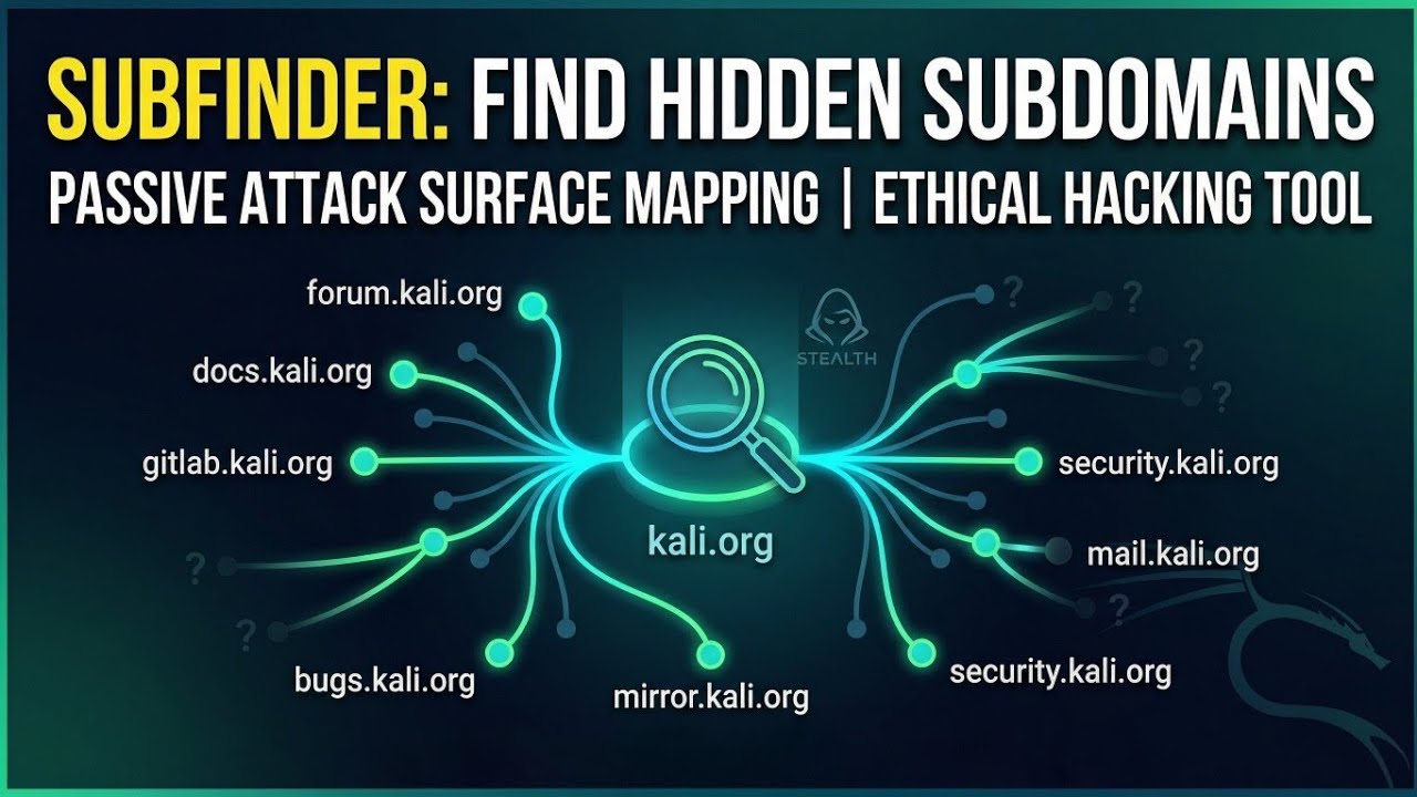🕵️&zwj;♂️ Subfinder Tutorial: The Ultimate Subdomain Enumeration Tool for Bug Bounty! 🌐
