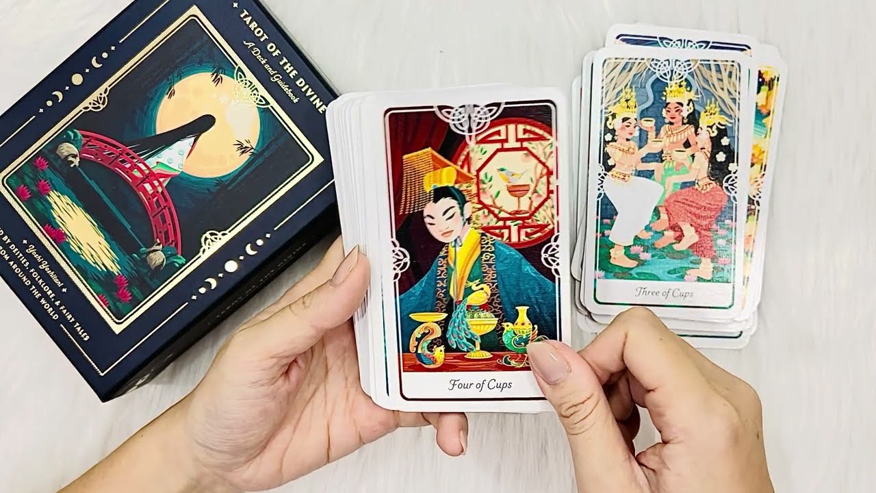 Review bộ bài | Tarot Of The Divine | Unboxing & flip through