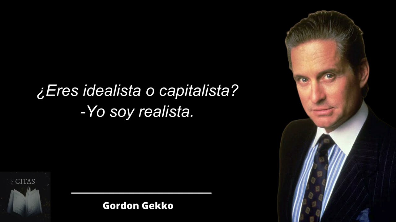 Las MEJORES FRASES de GORDON GEKKO - WALL STREET 1 Y 2