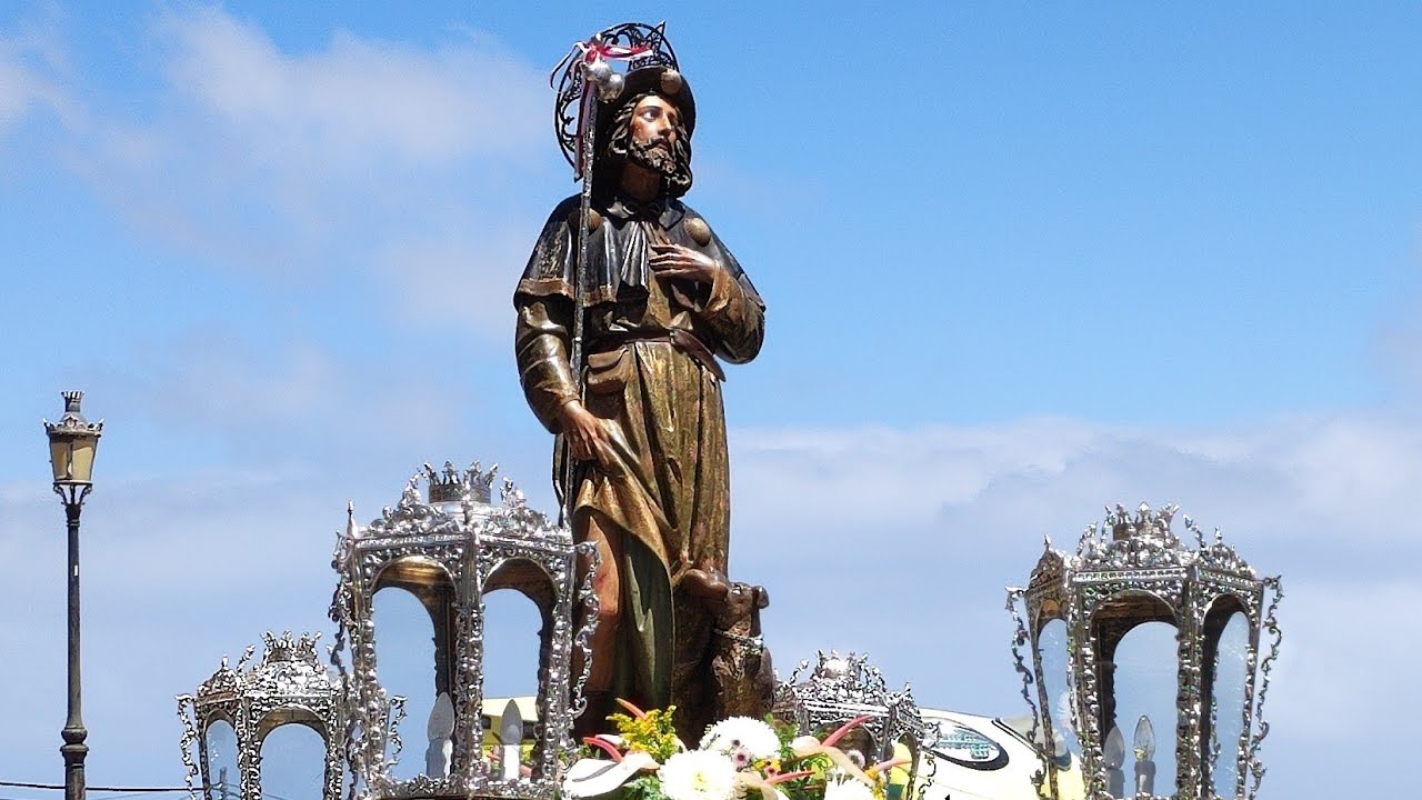 Procesión Día San Roque Firgas 2024