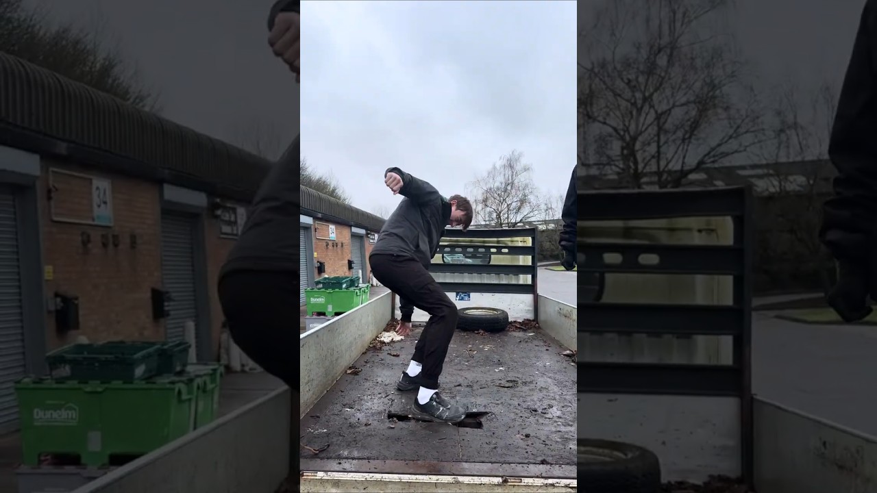 Building a TINY HOME on the back of a TIPPER - Day 1