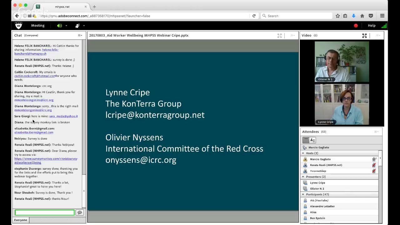 MHPSS.net Webinar: 