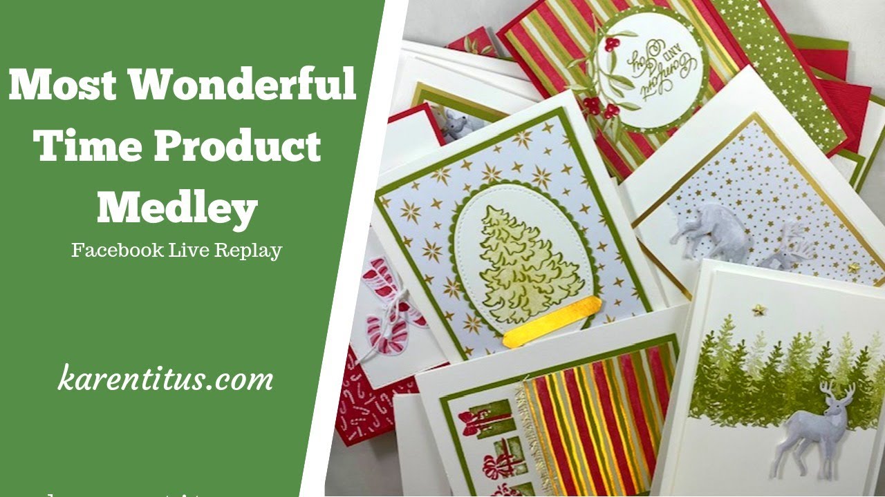 Variety of Christmas Cards from the Most Wonderful Time Product Medley