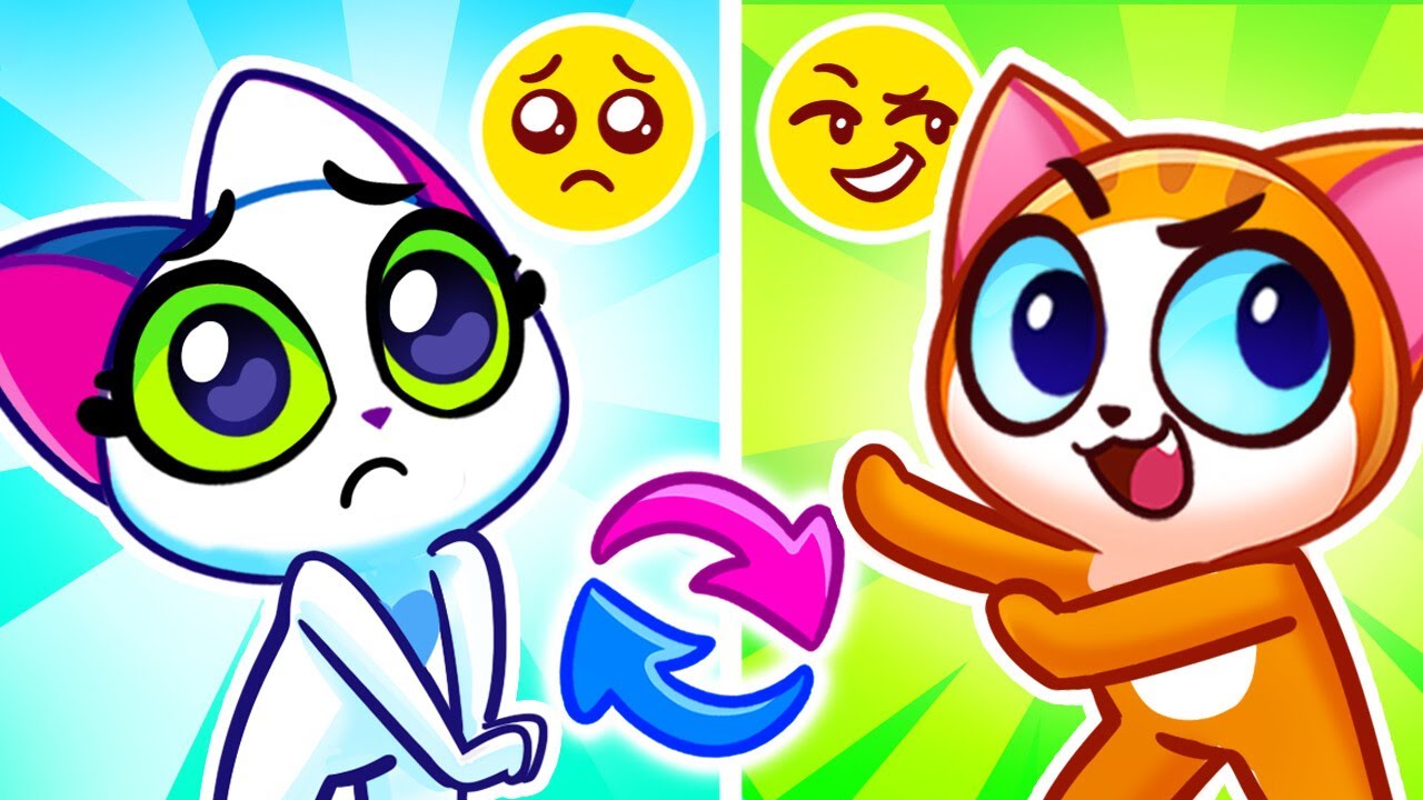 😲 We Swapped Emotions! 😺 Leo & Lucy’s Funny Feelings Adventure | Kids Cartoons