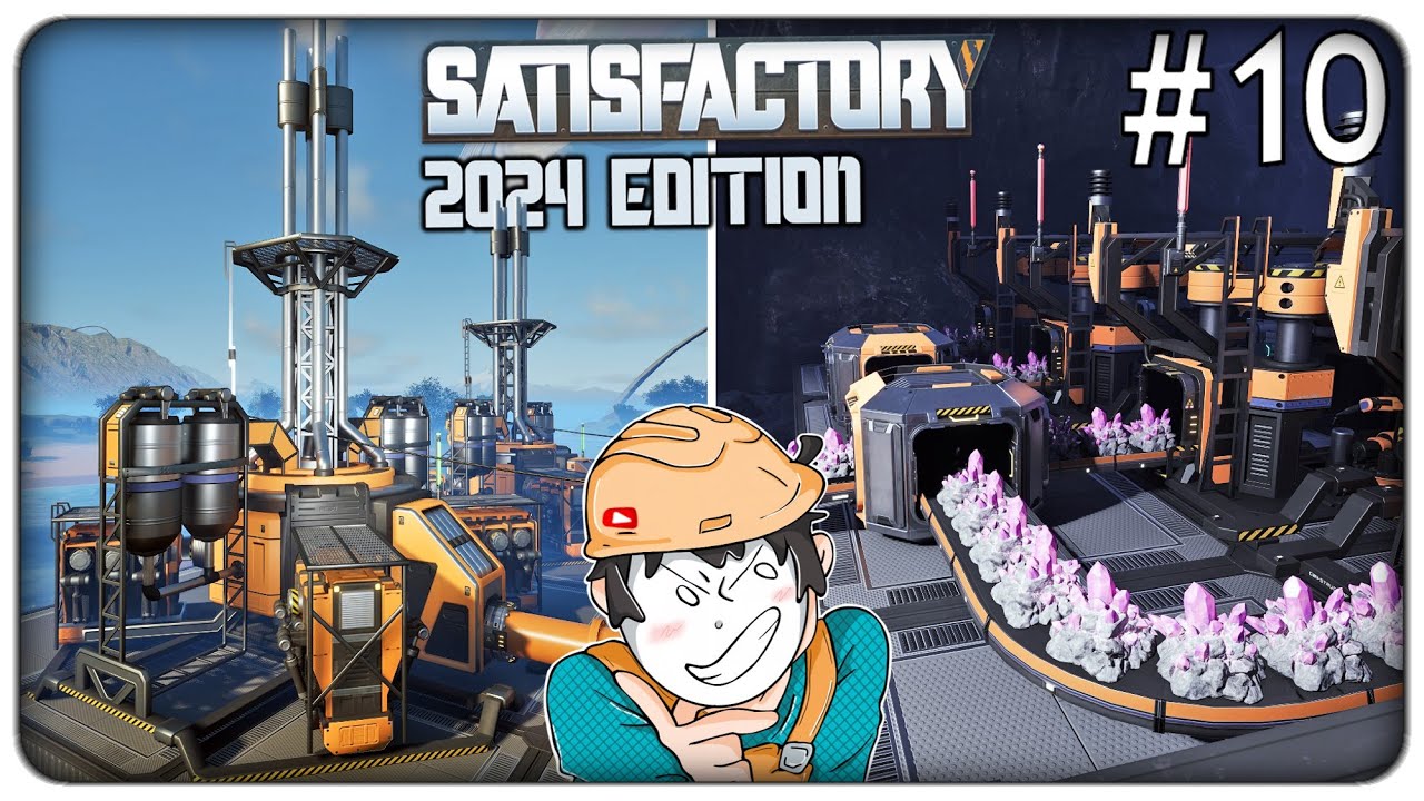 PRODUCIAMO TANTA ENERGIA DAL CARBURANTE ED ESTRAIAMO IL QUARZO | Satisfactory 2024 - ep.10