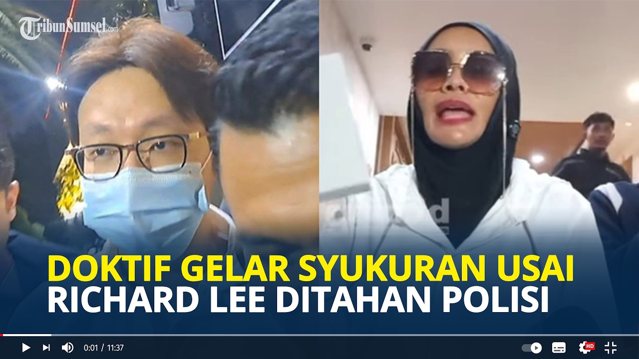 DOKTIF Akan Gelar Syukuran Usai Richard Lee Resmi Ditahan Polda Metro Jaya, Rasanya Plong Banget