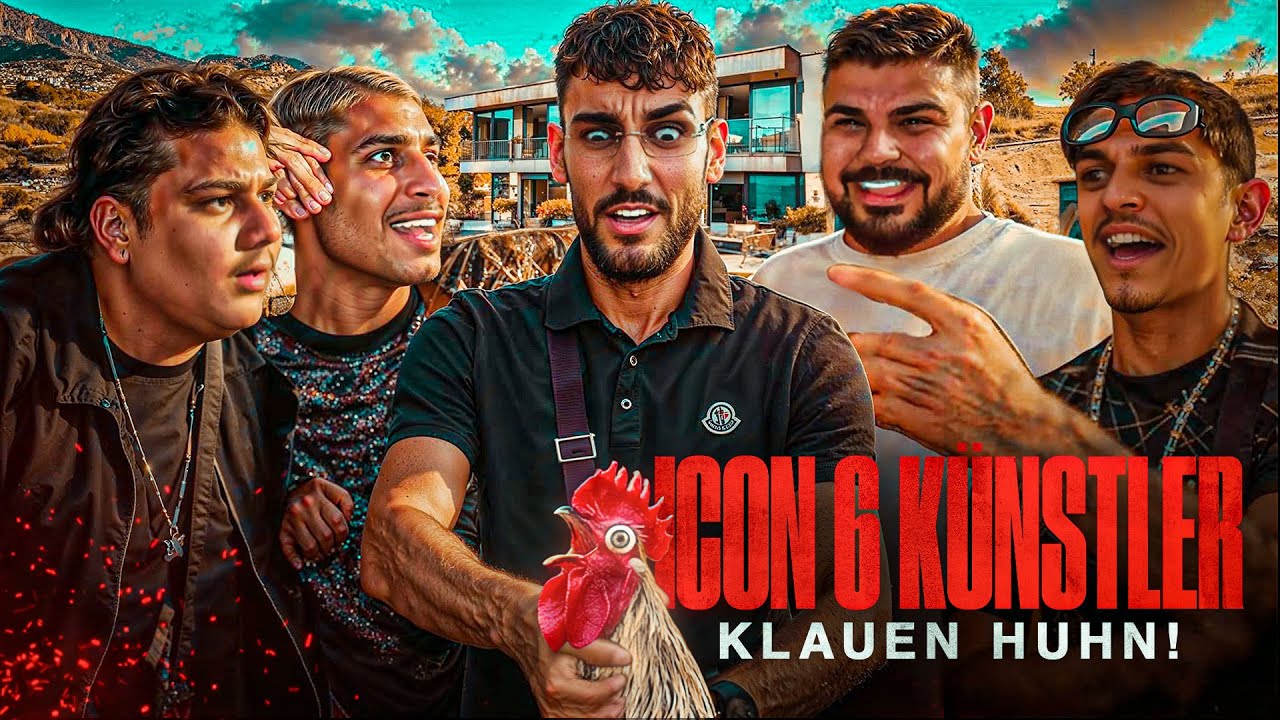 ICON 6 KÜNSTLER FINDEN EIN HUHN 🐓😂 ICON 6 RUNDE 2 | EP. 16 | VLOG 20