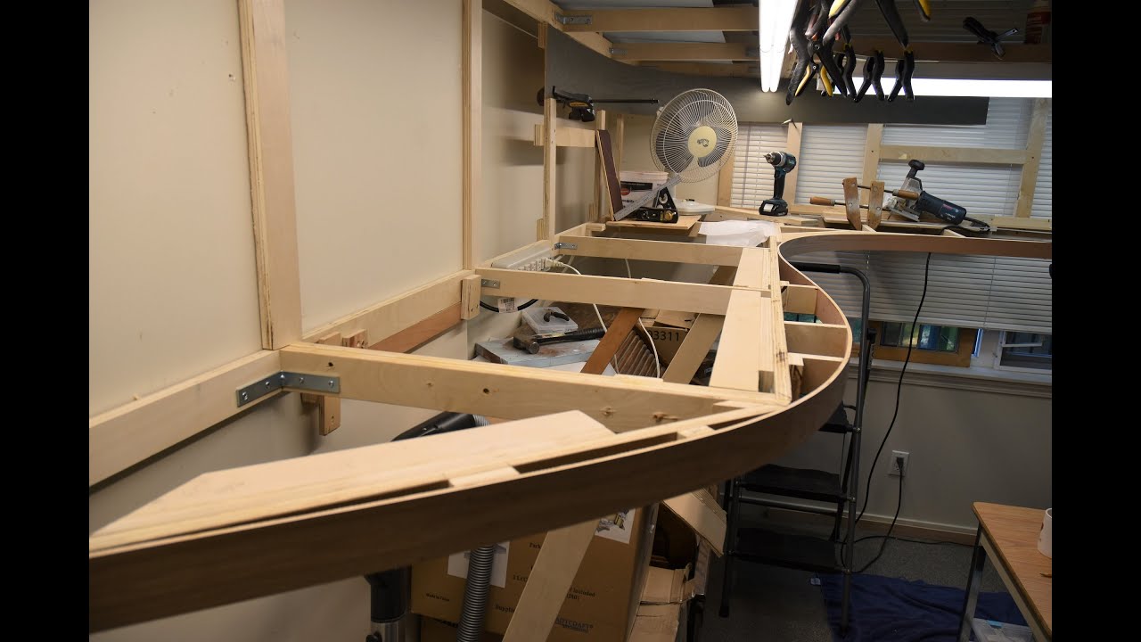 Building Curved Facia on a Model Railroad Shelf Layout # 3 | Boomer Diorama