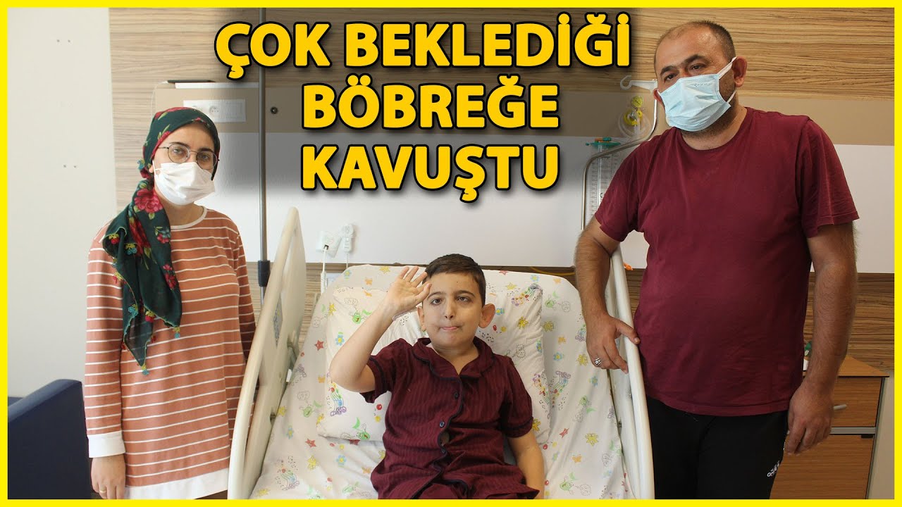 14 Yaşındaki Berkay, Böbrek Nakliyle Yaşama Tutundu